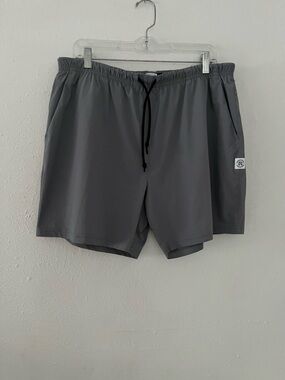 Reigning Champ Gray Elastic Waist Athletic Shorts